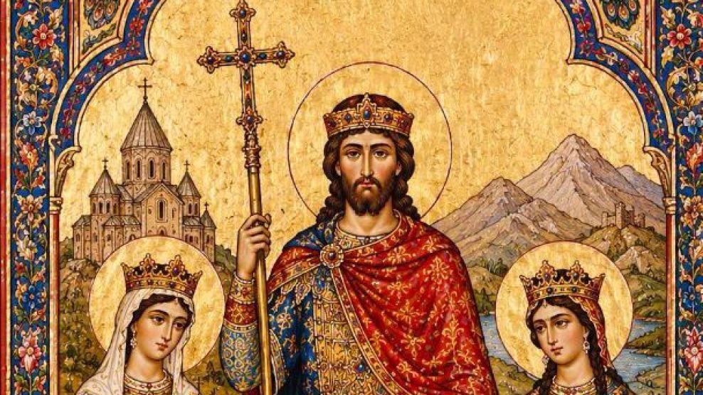 Ս. Տրդատ թագավորի, Աշխեն թագուհու և Խոսրովիդուխտ կույսի հիշատակության օրն է