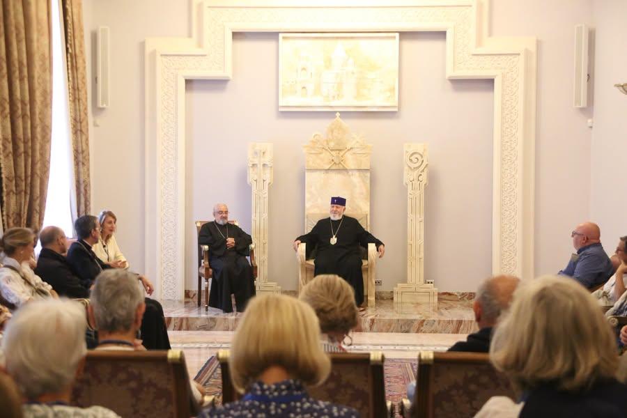 Ամենայն Հայոց Կաթողիկոսն ընդունեց «L’Œuvre d’Orient» կազմակերպության ուխտավորներին