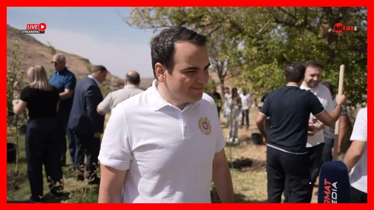 LIVE. «Ուժեղ Հայաստան»-ը Տիգրանաշենում ծառատունկ է կազմակերպել